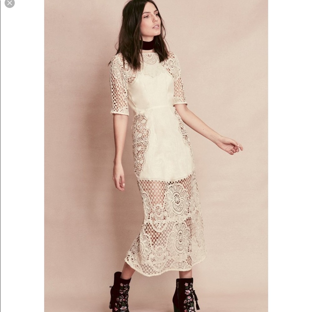 π For love and lemons lace dress- size XS - Picture 1 of 8